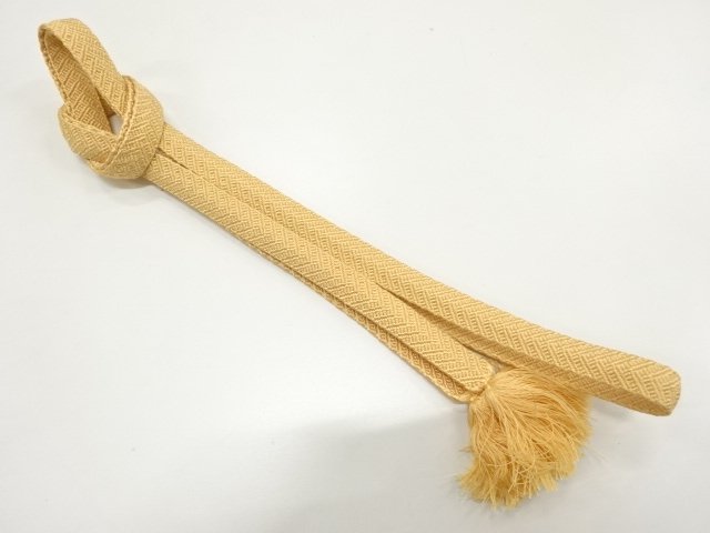 JAPANESE KIMONO / HAND-TIED OBIJIME CORD